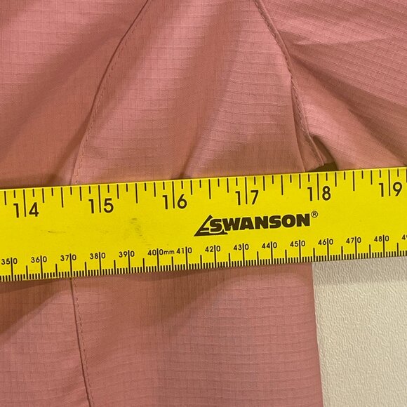 OTU Women's MCM Outdoor Hooded Windbreaker Jacket Small Pink Waterproof Shell - Picture 10 of 12
